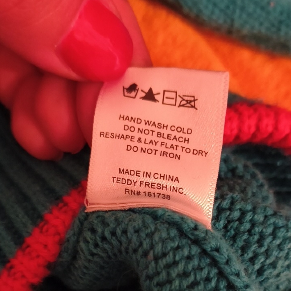 Teddy Fresh Teal Crewneck Sweater - Picture 6 of 7